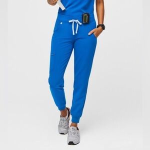 Figs Royal Blue Zamora Joggers - Size Small